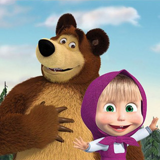 Masha and the Bear coloring pages