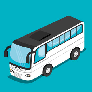 Buses coloring pages