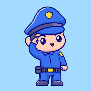 Police coloring pages