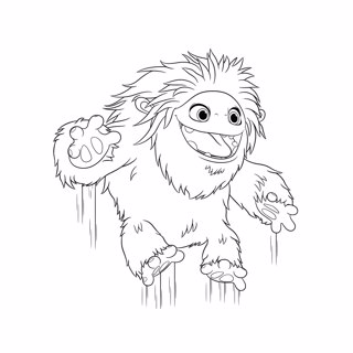 Abominable coloring page 1