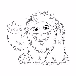 Abominable coloring page 2
