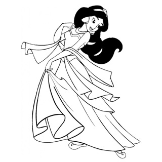 Aladdin coloring page 16