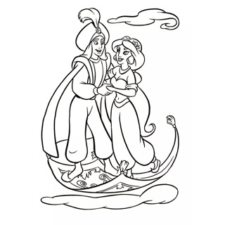 Aladdin coloring page 17