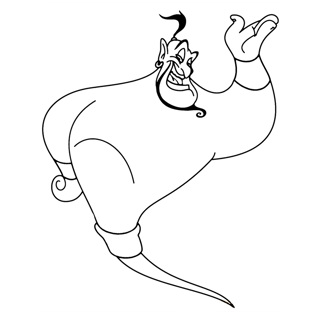 Aladdin coloring page 20