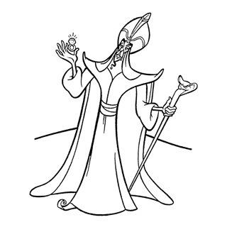 Aladdin coloring page 21