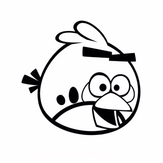 Angry Birds coloring page 2