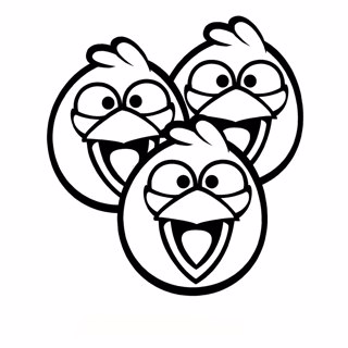 Angry Birds coloring page 5