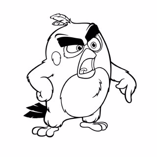 Angry Birds coloring page 12