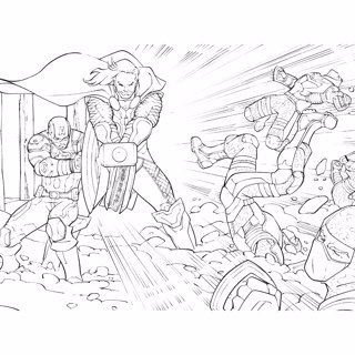 Avengers coloring page 8