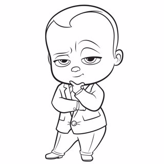 Baby Boss coloring page 2