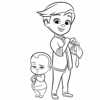 Baby Boss coloring page 3