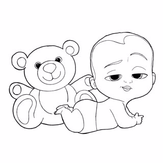 Baby Boss coloring page 7