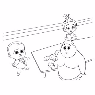 Baby Boss coloring page 11