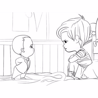 Baby Boss coloring page 12