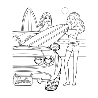 Barbie coloring page 13