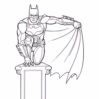 Batman coloring page 2