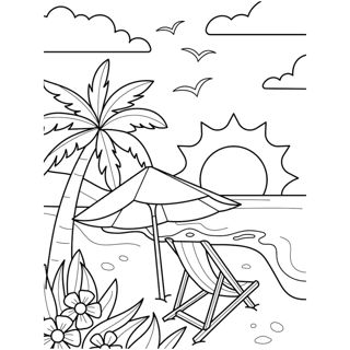 Sunset Serenity: A Beachside Oasis