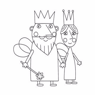 Ben and Holly's Little Kingdom coloring page 7