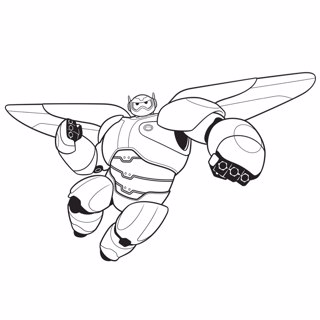 Big Hero 6 coloring page 2