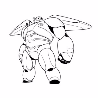 Big Hero 6 coloring page 10