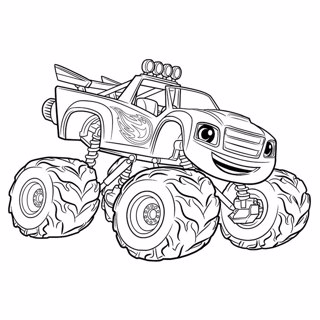 Blaze and the Monster Machines coloring page 9