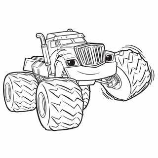 Blaze and the Monster Machines coloring page 13