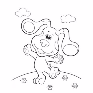 Blue's clues coloring page 7