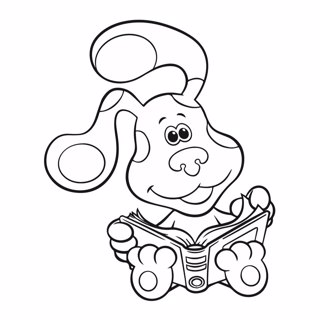 Blue's clues coloring page 8