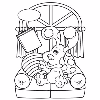 Blue's clues coloring page 12