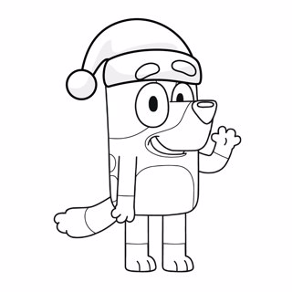 Bluey coloring page 11