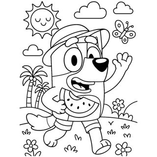 Bluey's Sunny Day Adventure: Fun in the Sun