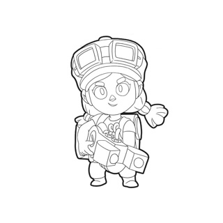 Color Your Own Brawl Stars Hero