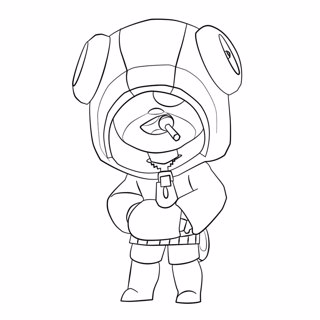 Coloring Fun with Brawl Stars Character