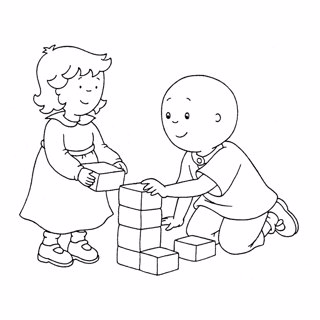 Caillou coloring page 6