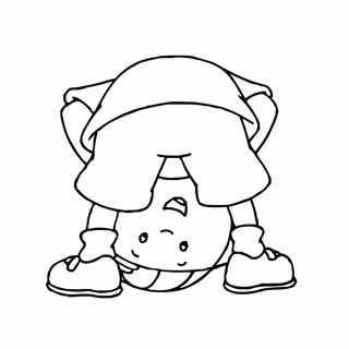 Caillou coloring page 7