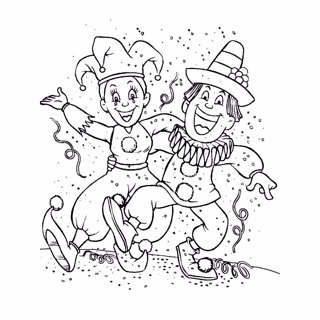 Carnival coloring page 5