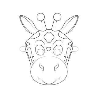 Giraffe Mask Fun: A Carnival Craft Adventure