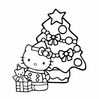 Christmas coloring page 1