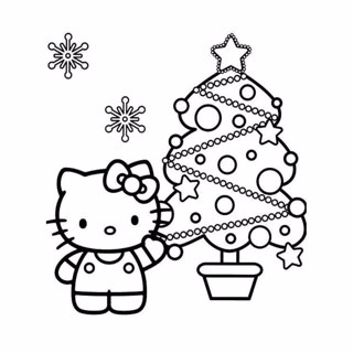 Christmas coloring page 3