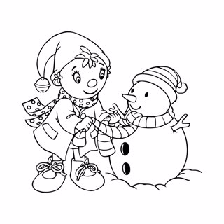 Christmas coloring page 6