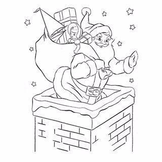 Christmas coloring page 12