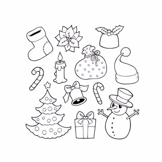 Christmas coloring page 13