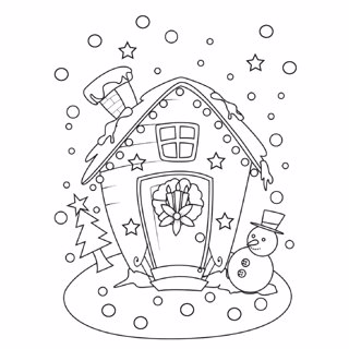 Christmas coloring page 20