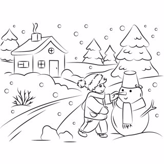 Christmas coloring page 35