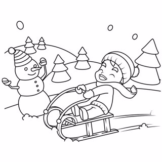 Christmas coloring page 36