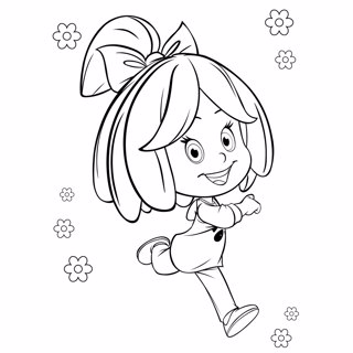 Cleo and cuquin coloring page 1