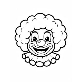 Joyful Clown Coloring Fun