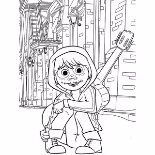 Coco coloring page 6