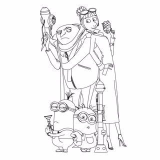 Despicable Me coloring page 2