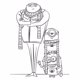 Despicable Me coloring page 6